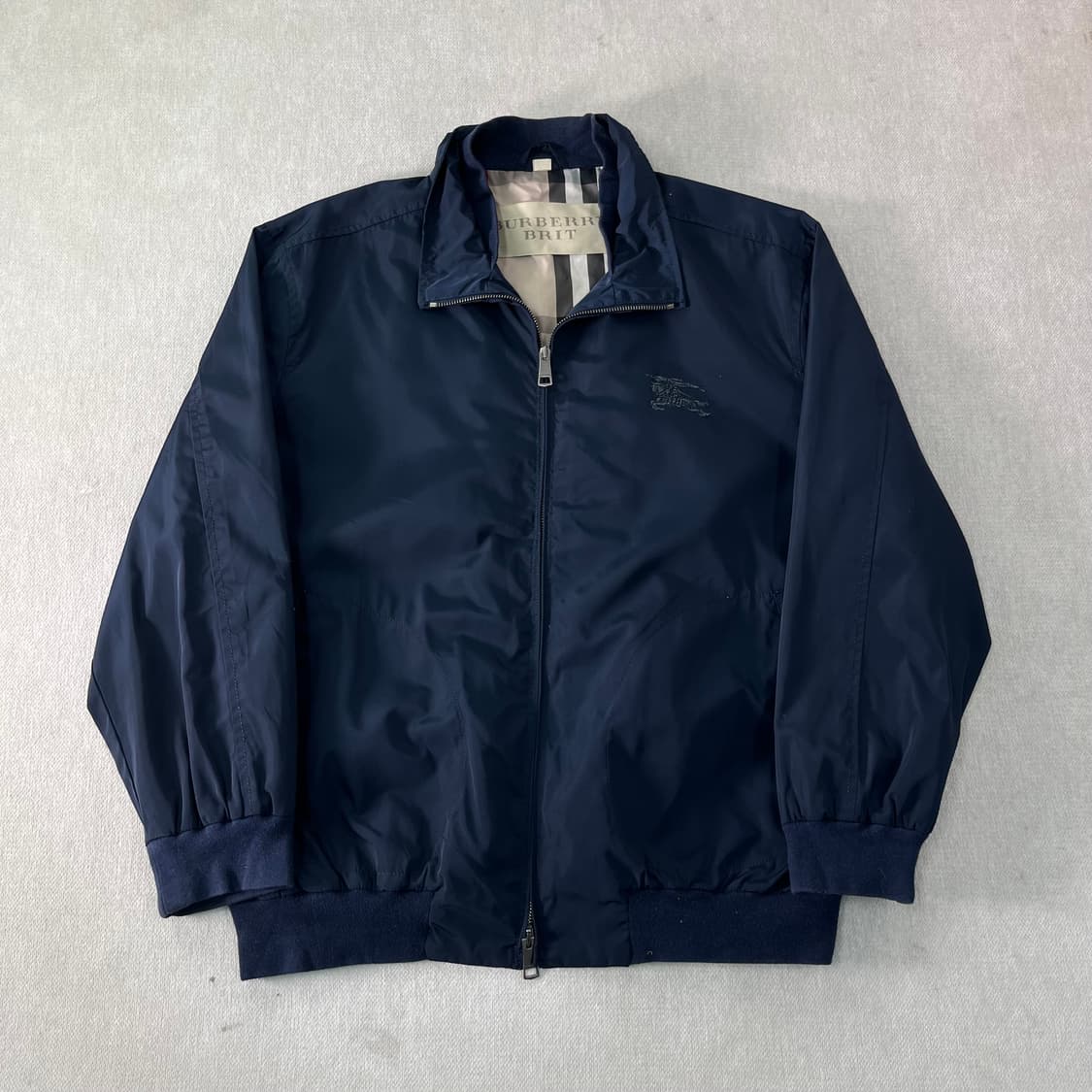 100 버버리 브릿 기마로고 나일론 블루종 자켓 상품이미지1