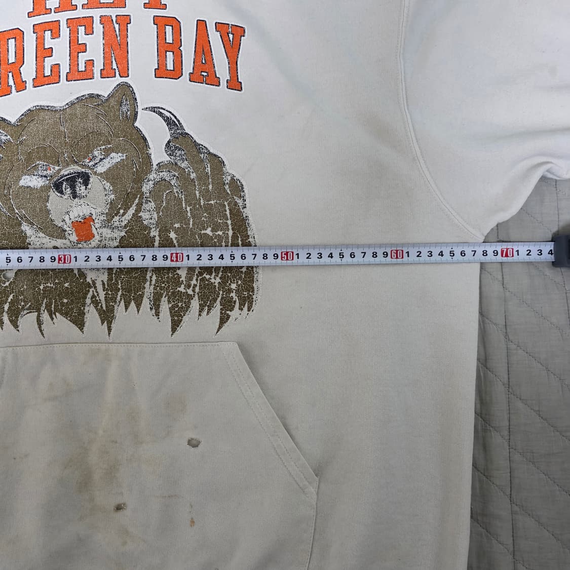 [XL] 00-90s 저지스 트래쉬드 FUCK YOU 베어 시카고 후드 상품이미지9