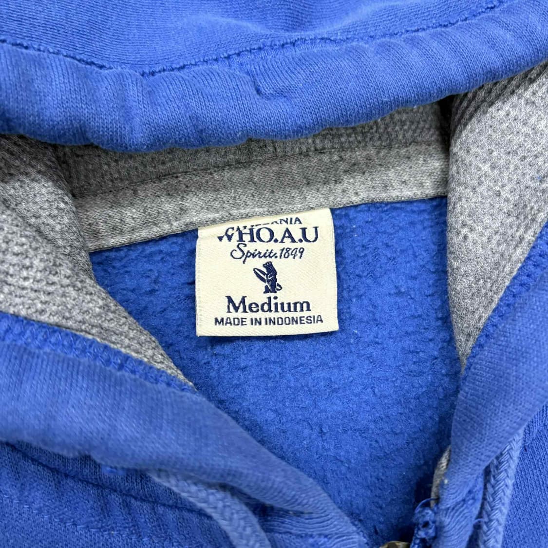 후아유 y2k 스웻 올드스쿨 후드집업 희귀져지(M) 상품이미지5