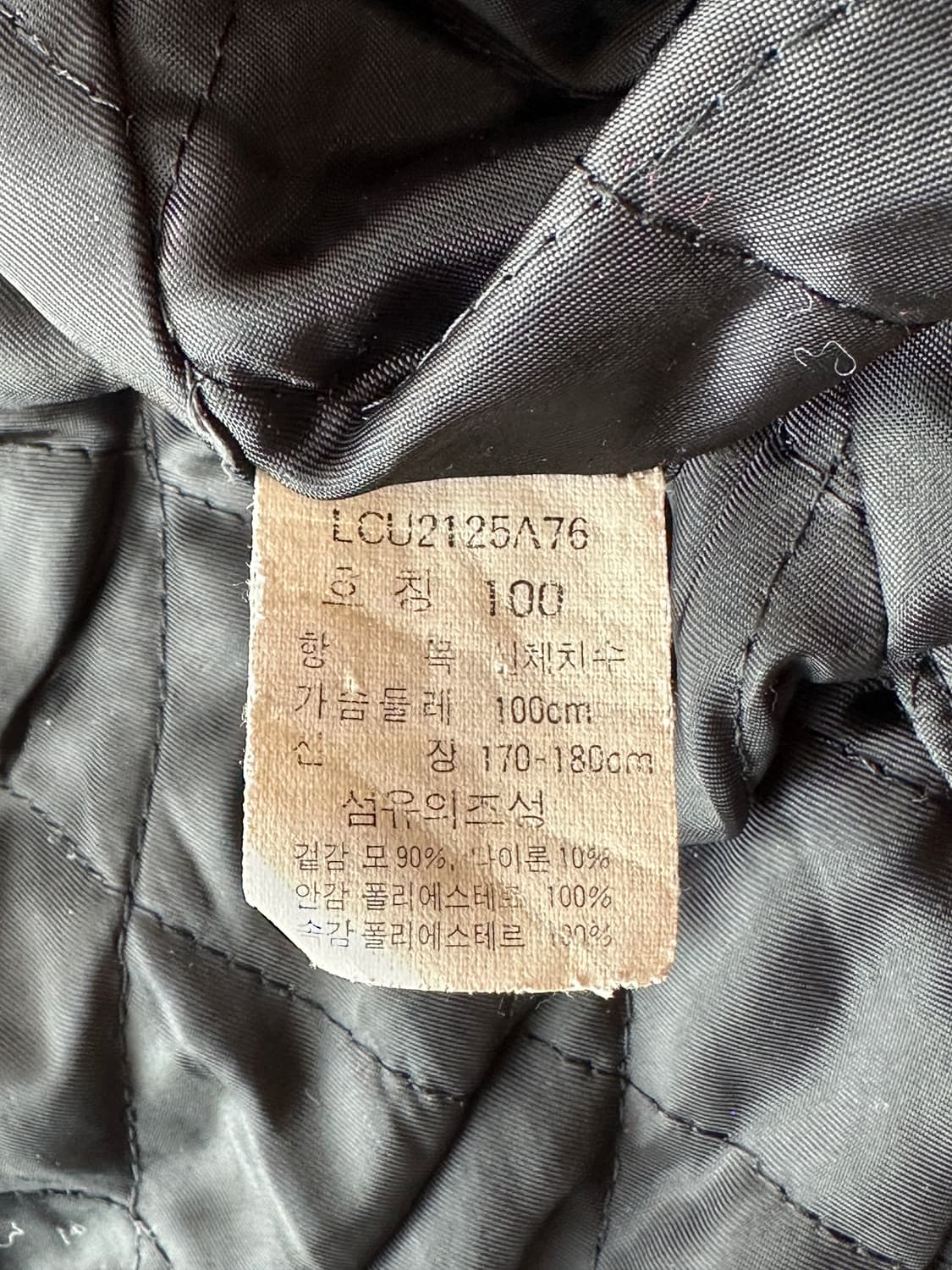 Lee 버팔로체크 90s 누빔 울자켓 100 상품이미지9