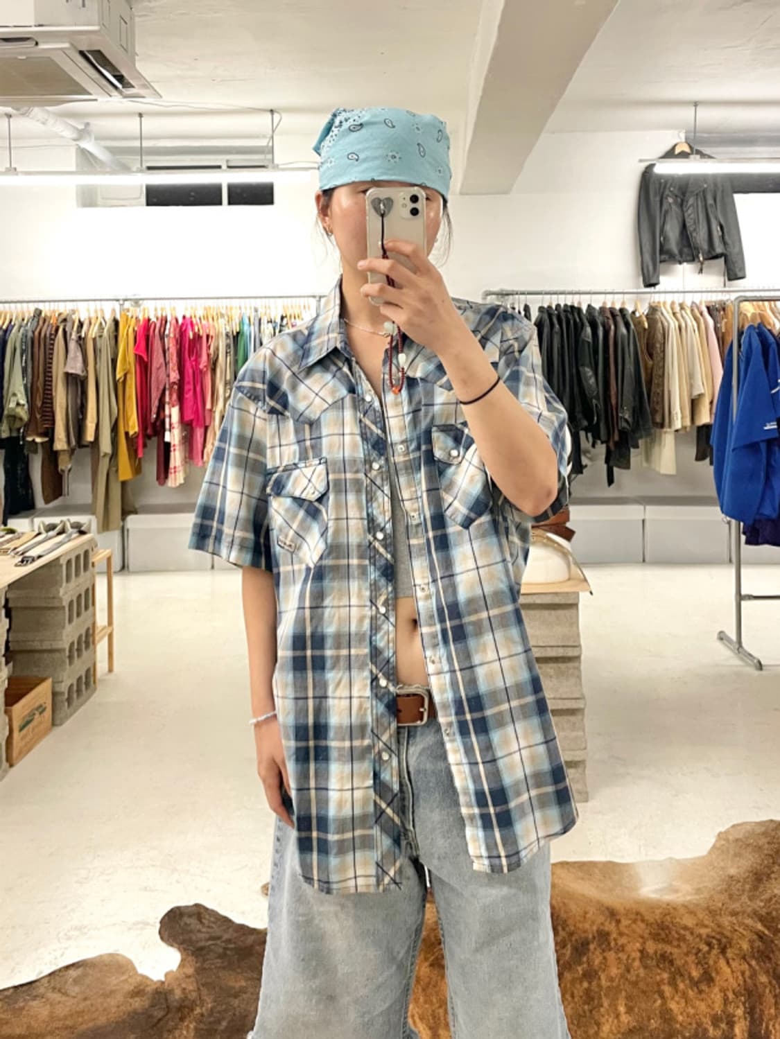WRANGLER ombre western shirts 상품이미지1