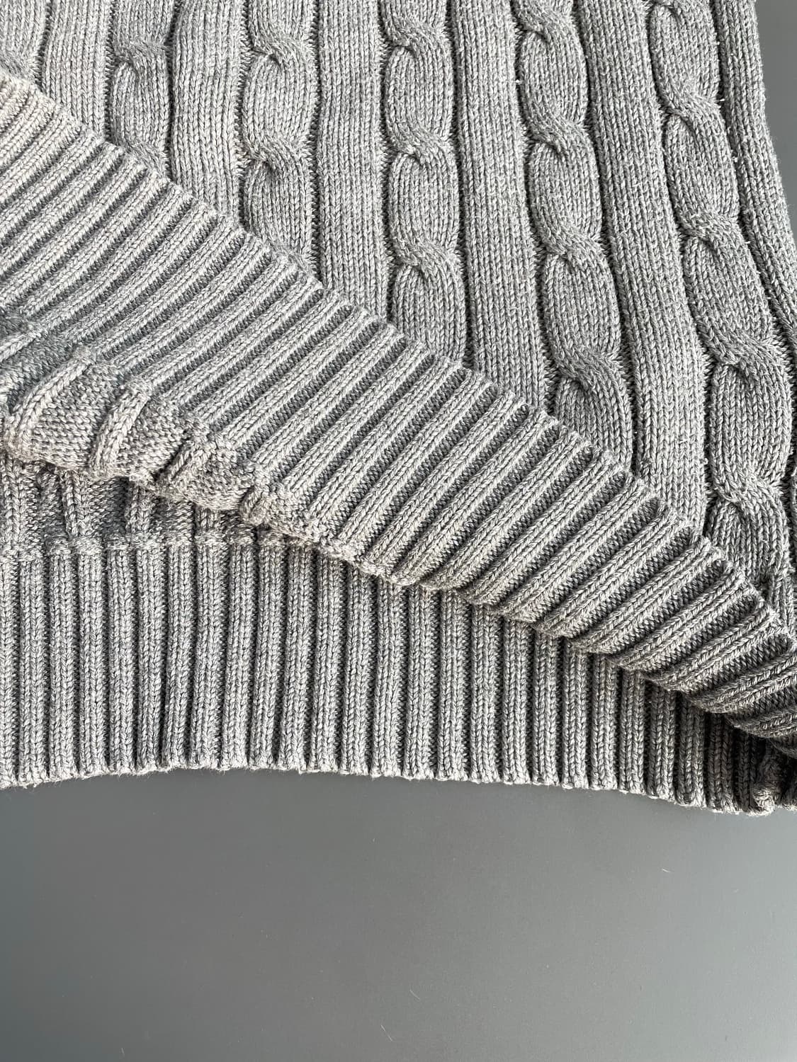 [S] 폴로 랄프로렌 여성 코튼 케이블 꽈배기 니트 스웨터 상품이미지5