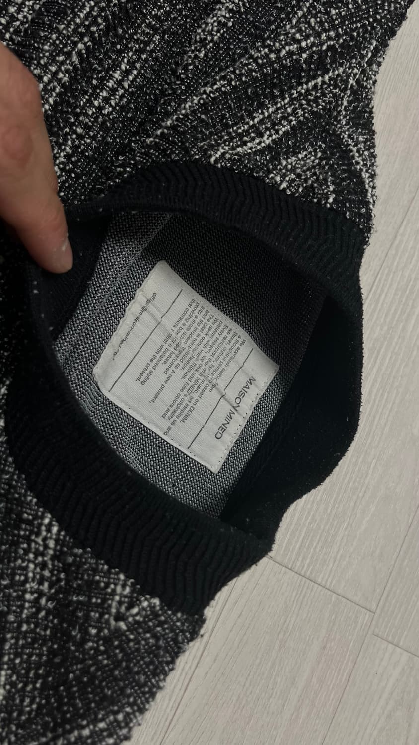 메종미네드 믹스드 버클 니트 롱슬리브 M 상품이미지5