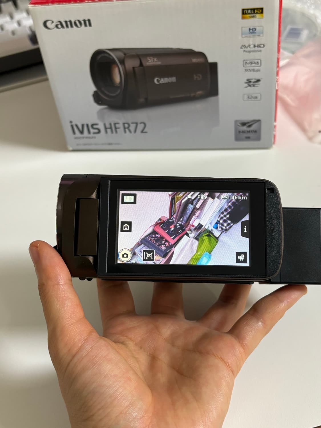 [풀박스] 캐논 iVIS HF R72 (R700) 브라운 상품이미지8
