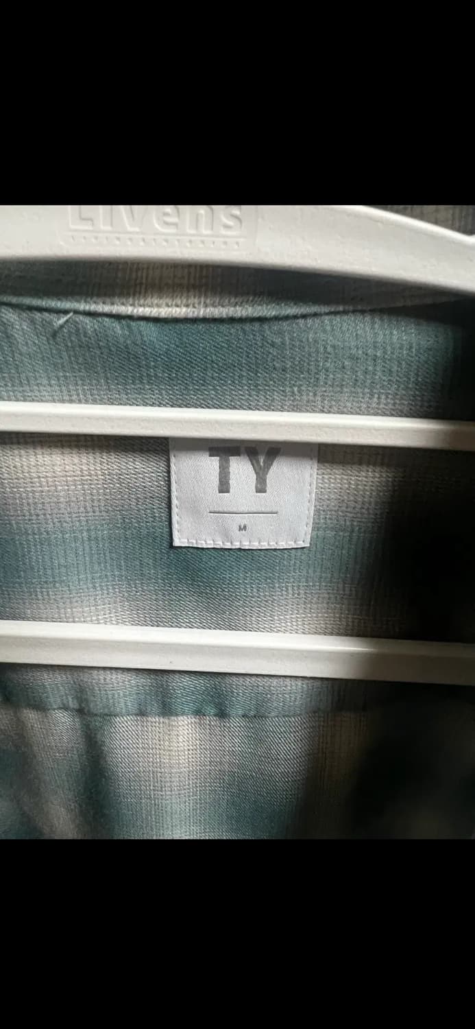 틀영 옴브레 셔츠 그린  상품이미지4