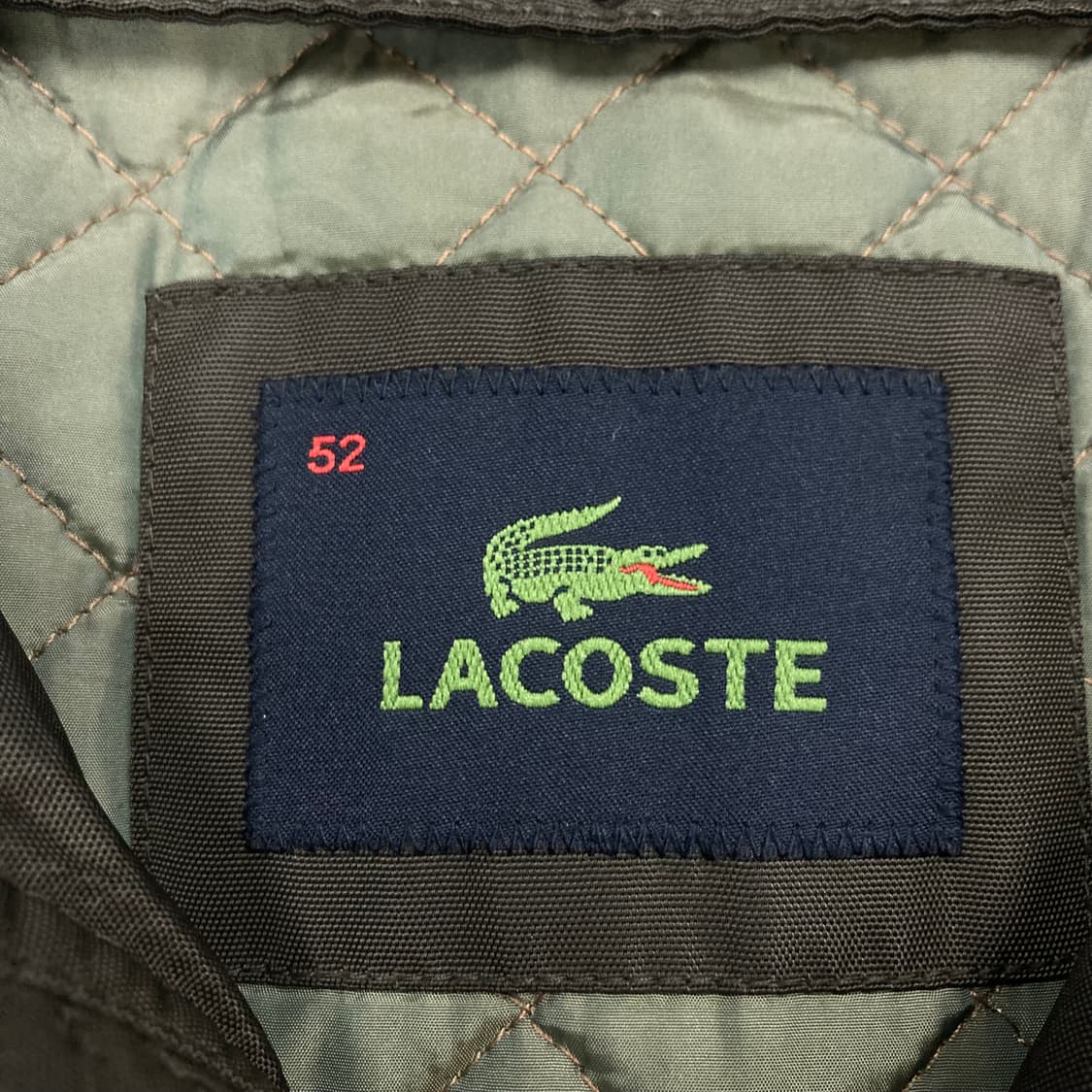 라코스테 카키 컬러 스몰 로고 윈드 자켓 상품이미지3