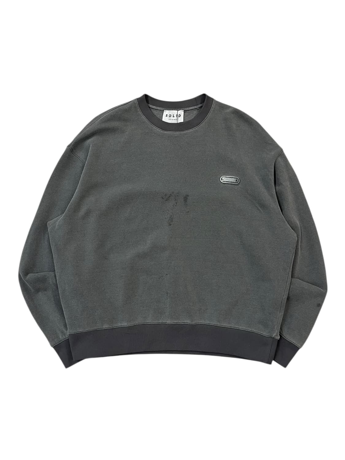 솔리드옴므 맨투맨 차콜 105 #csz1737 상품이미지3