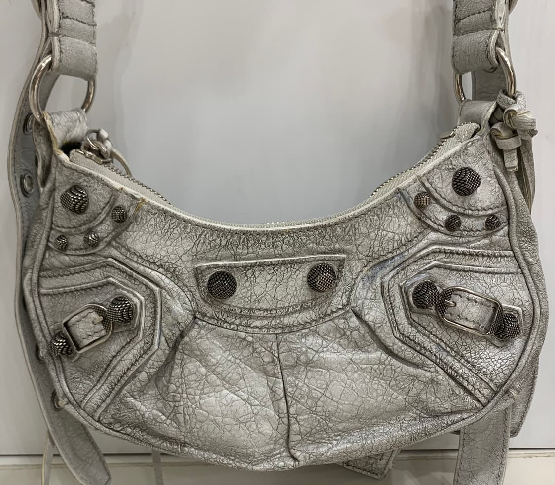 [XS]발렌시아가 르카골 숄더백 더티이펙트 화이트 가방 크로스백 엑스스몰 상품이미지2