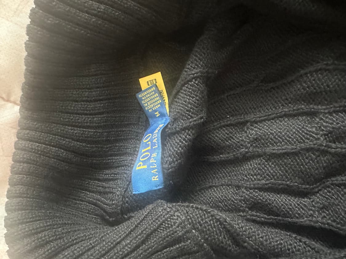 폴로 랄프로렌 니트집업 1회착 상품이미지2