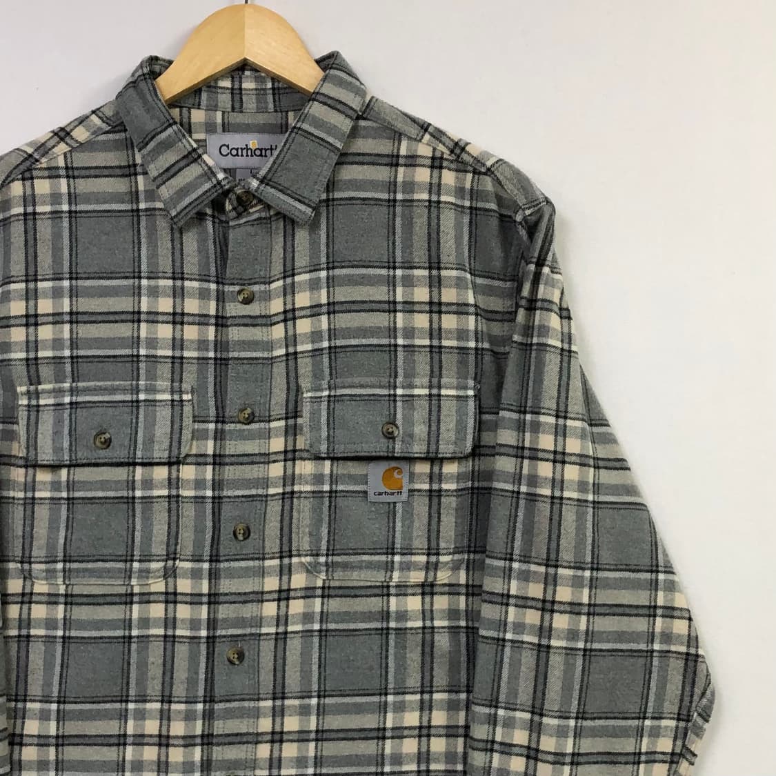 L 칼하트 체크 남방 상품이미지1