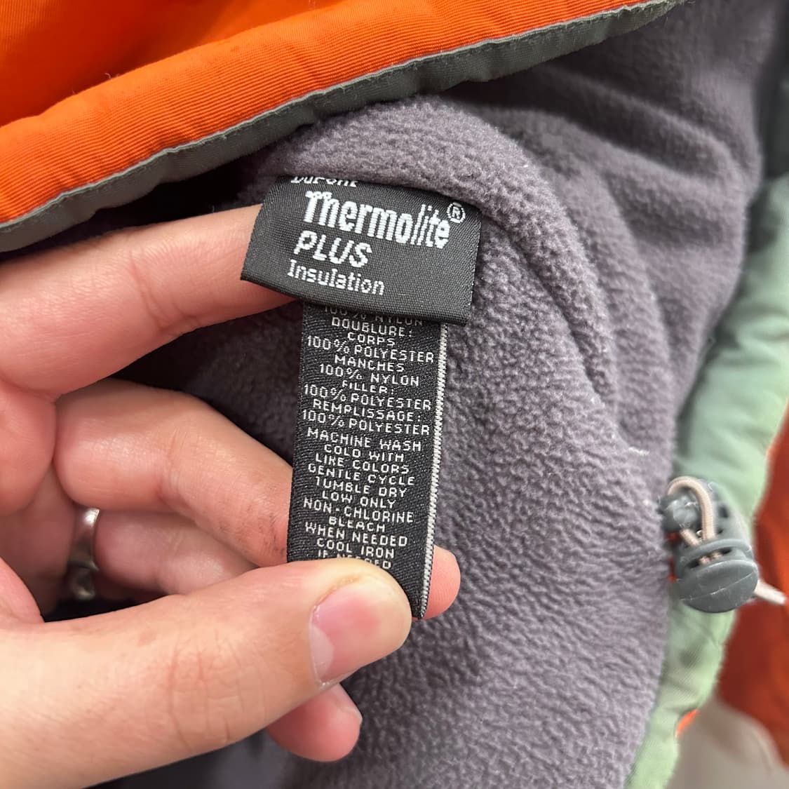 아메리칸 이글 래글런 배색 이너후리스 바람막이 상품이미지4