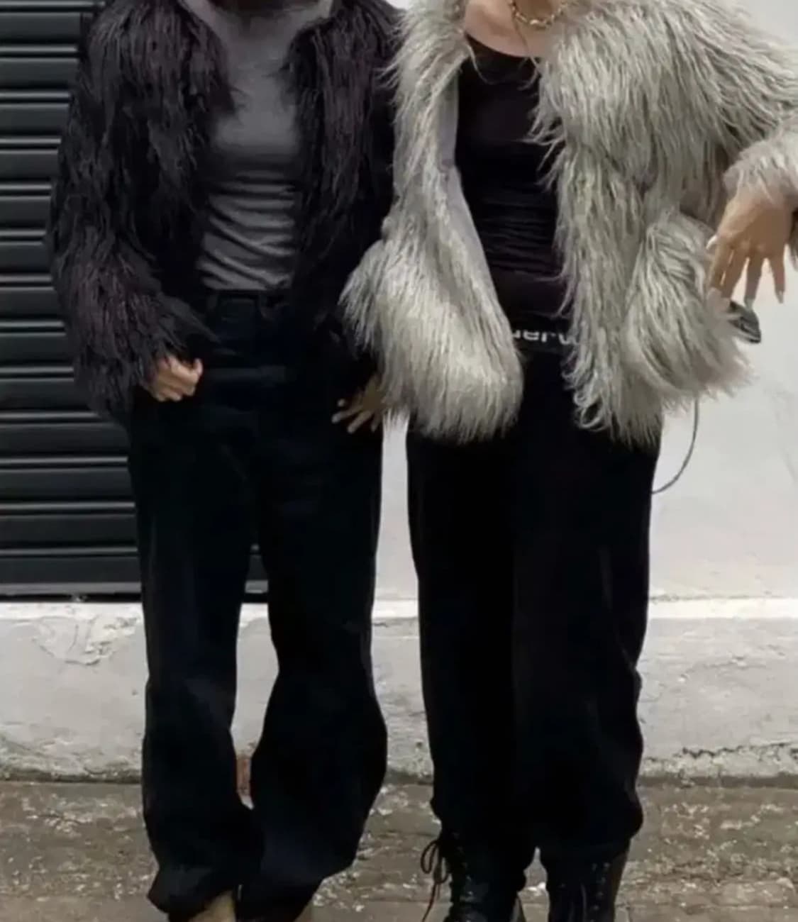 오도어 크루엘라 퍼자켓 블랙 (새상품) 상품이미지4