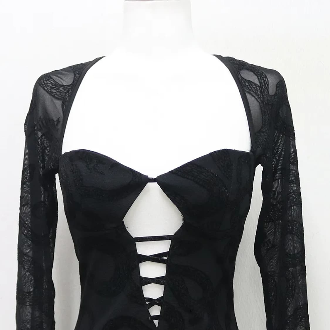 백리스 포인트 원피스 67280 상품이미지3