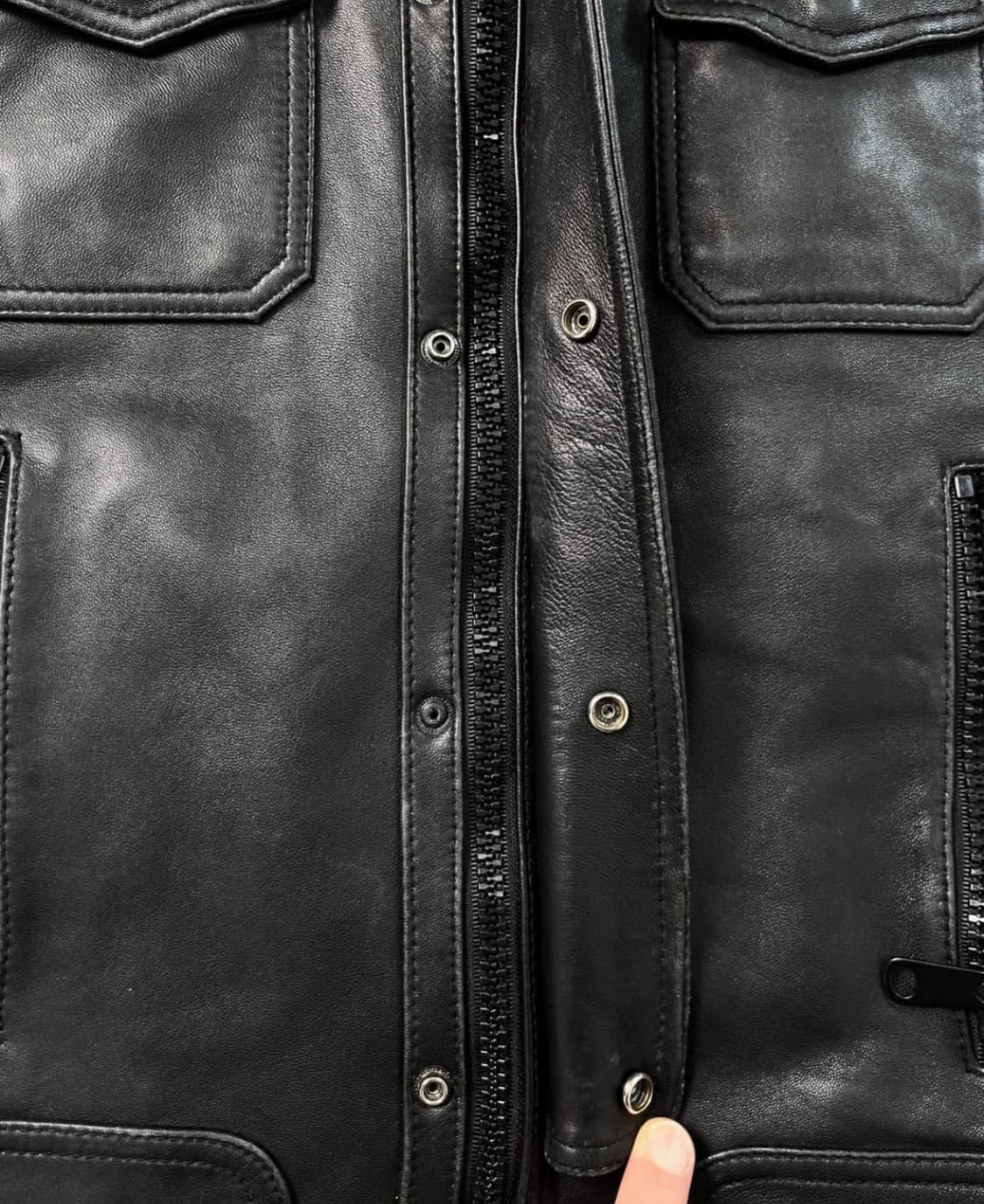 Stud homme lambskin leather jacket 상품이미지7
