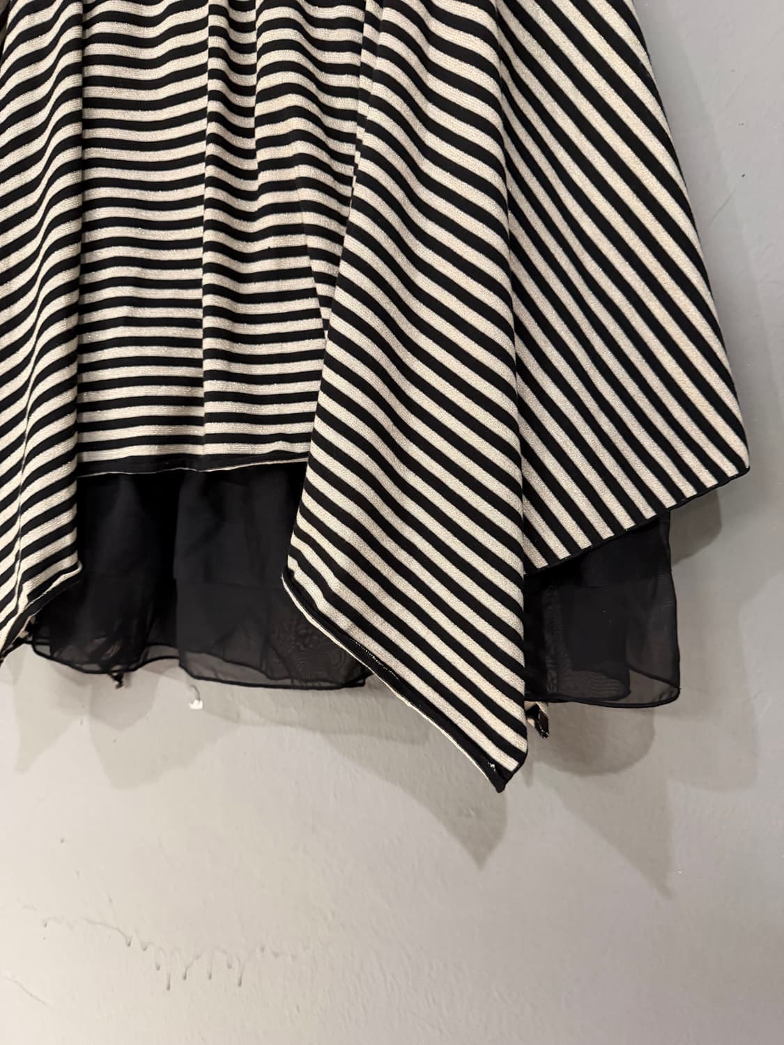 unbalance design stripe pattern skirt  상품이미지7