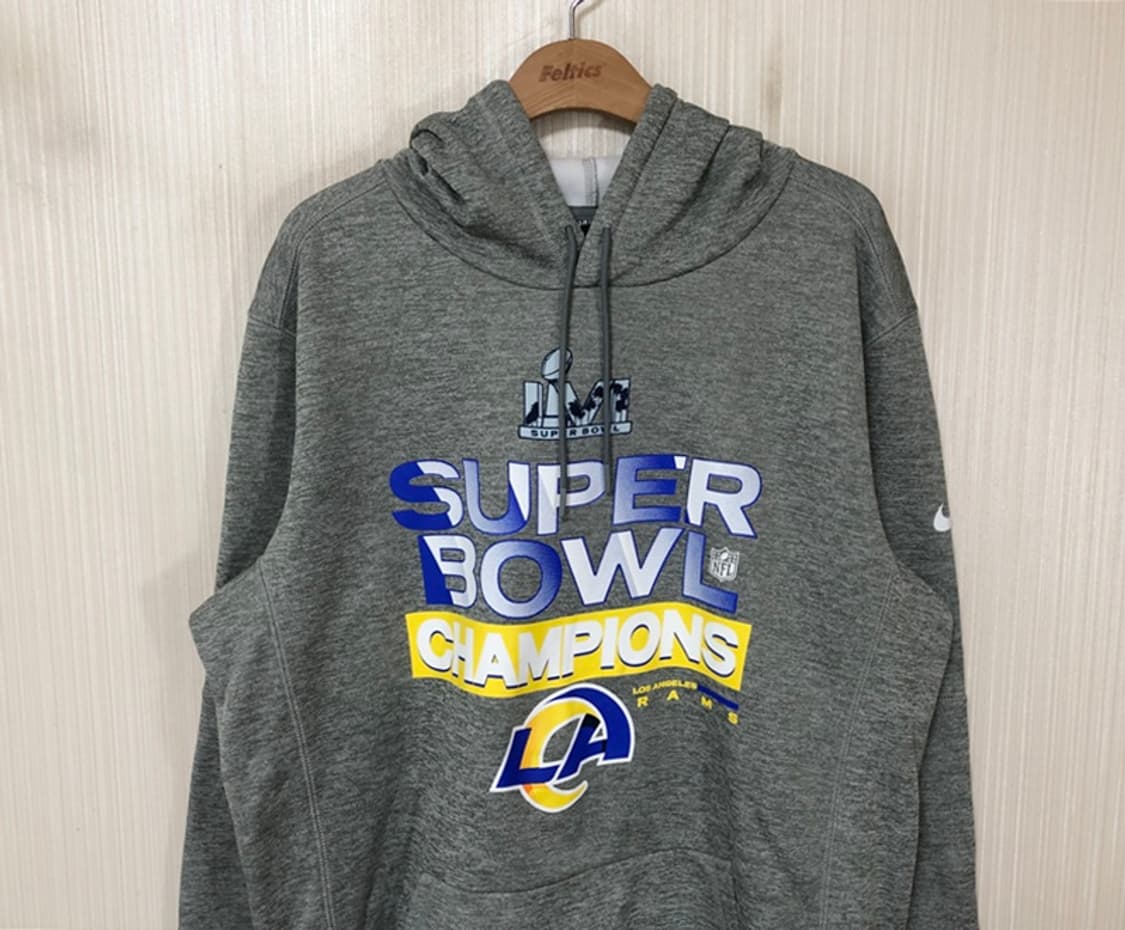 NFL 나이키 LA램스 슈퍼볼 챔피언트로피 라커룸 컬렉션후디 L(해외) 상품이미지2