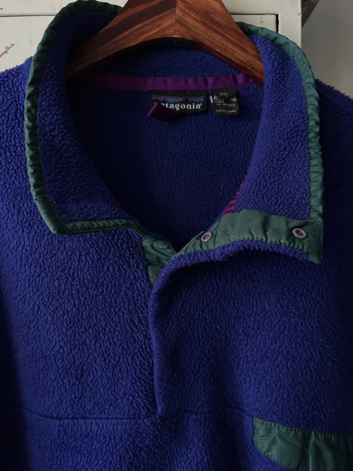 [2XL]00's 파타고니아 신칠라 퍼플 아노락 플리스 상품이미지3