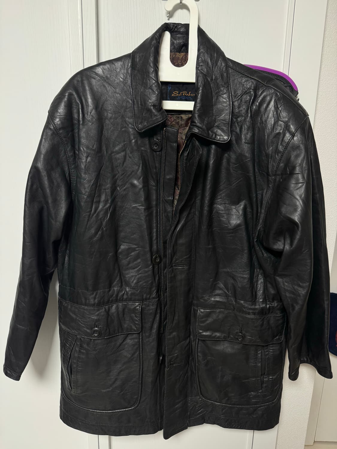 일본 빈티지 양가죽 코트자켓 상품이미지1