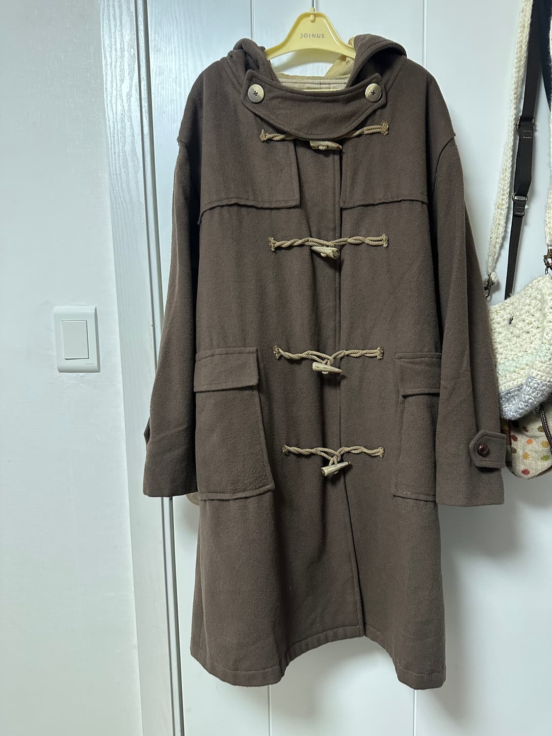 빈티지 떡볶이 브라운 코트 상품이미지1