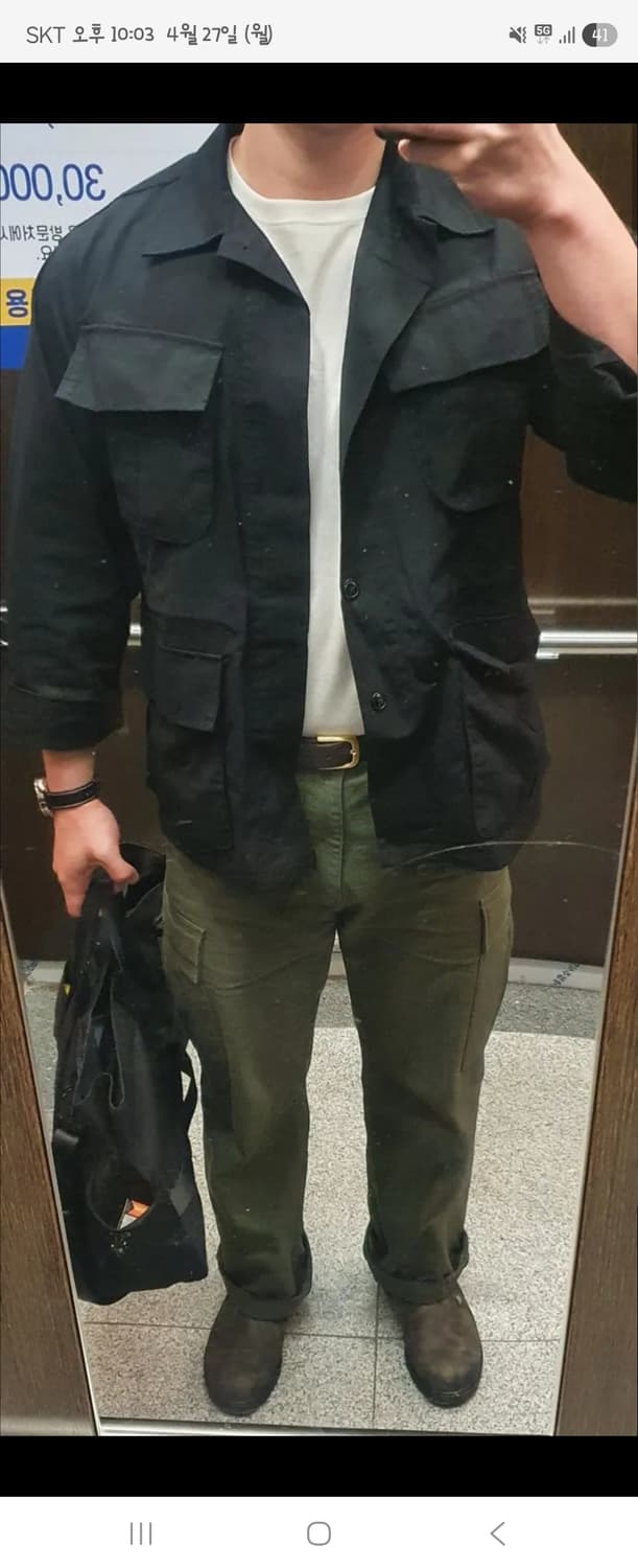 퍼티그자켓 JUNGLE FATIGUE JACKET_BLACK 상품이미지1