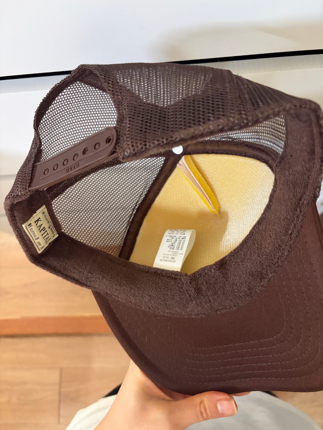 KAPITAL 캐피탈 트러커 캡 브라운 상품이미지3
