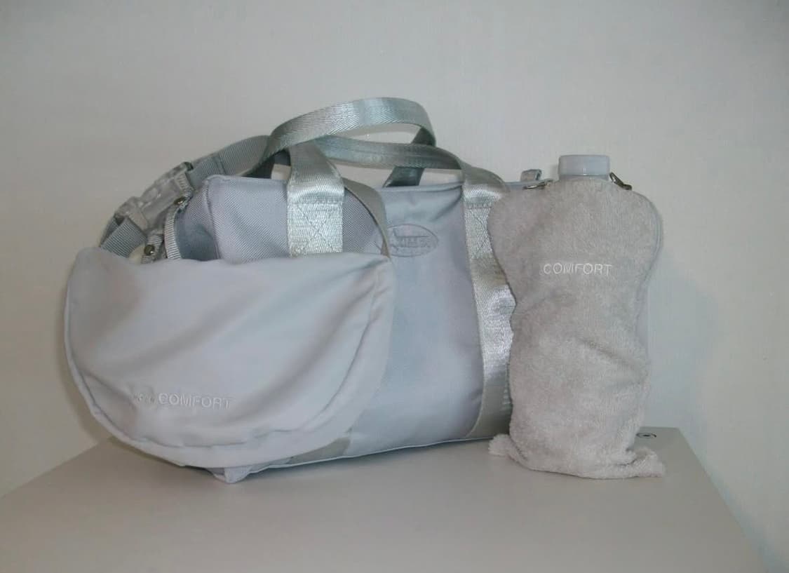 지초이 25-002 BUCKLE BAG (GREY) 상품이미지1