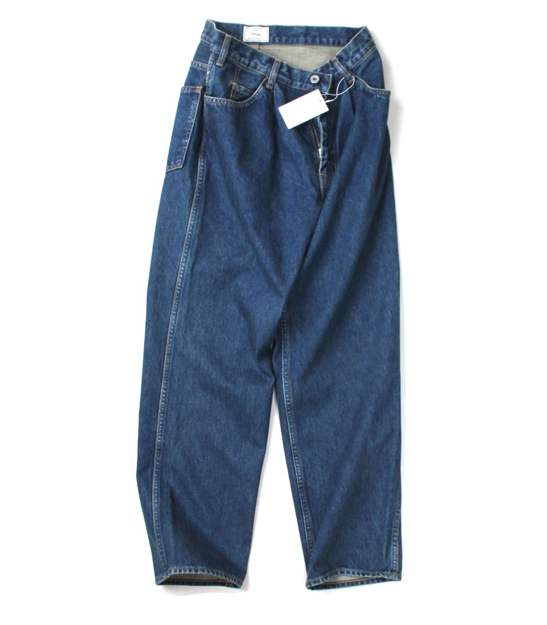 EVCON 5POCKET TUCK WIDE DENIM PANTS 상품이미지1