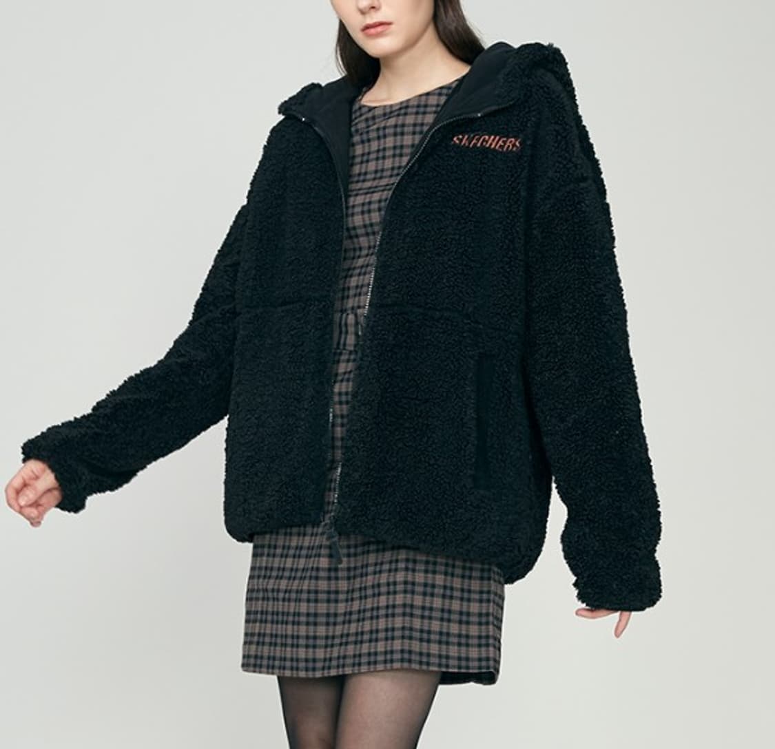 스케쳐스(Skechers) 남여공용 베어오프 후디 오버핏 플리스 95 상품이미지3