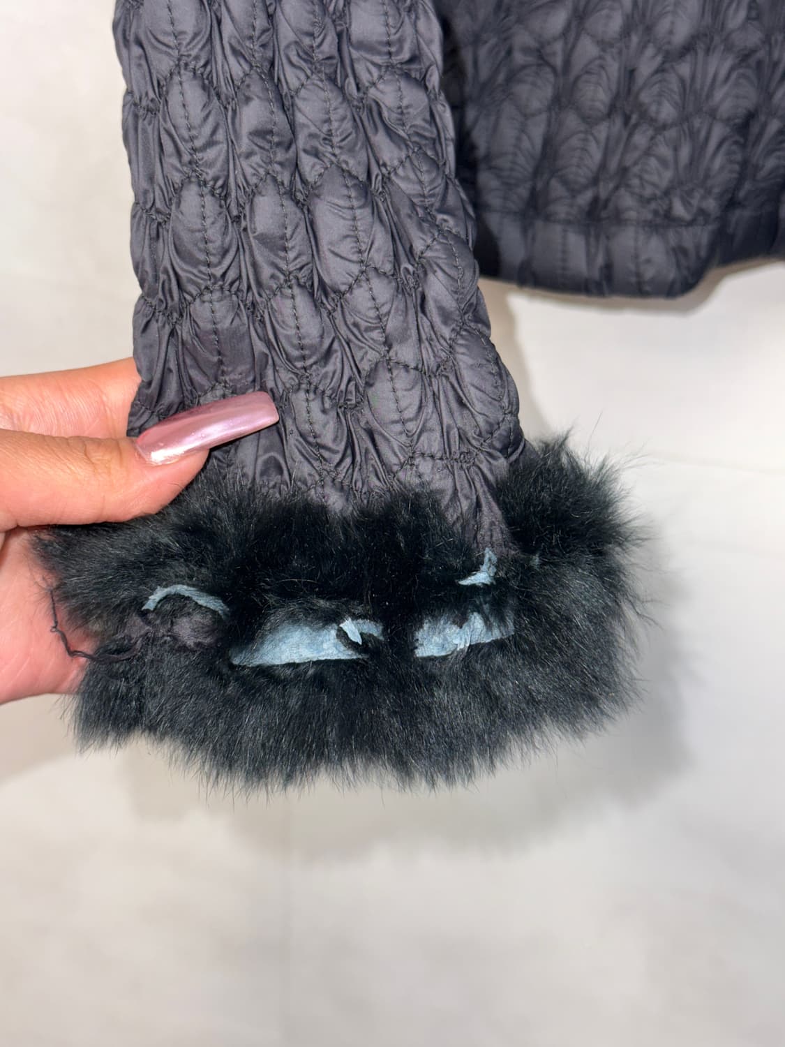 Bogner black rex&rabbit fur pleats 패딩 상품이미지8