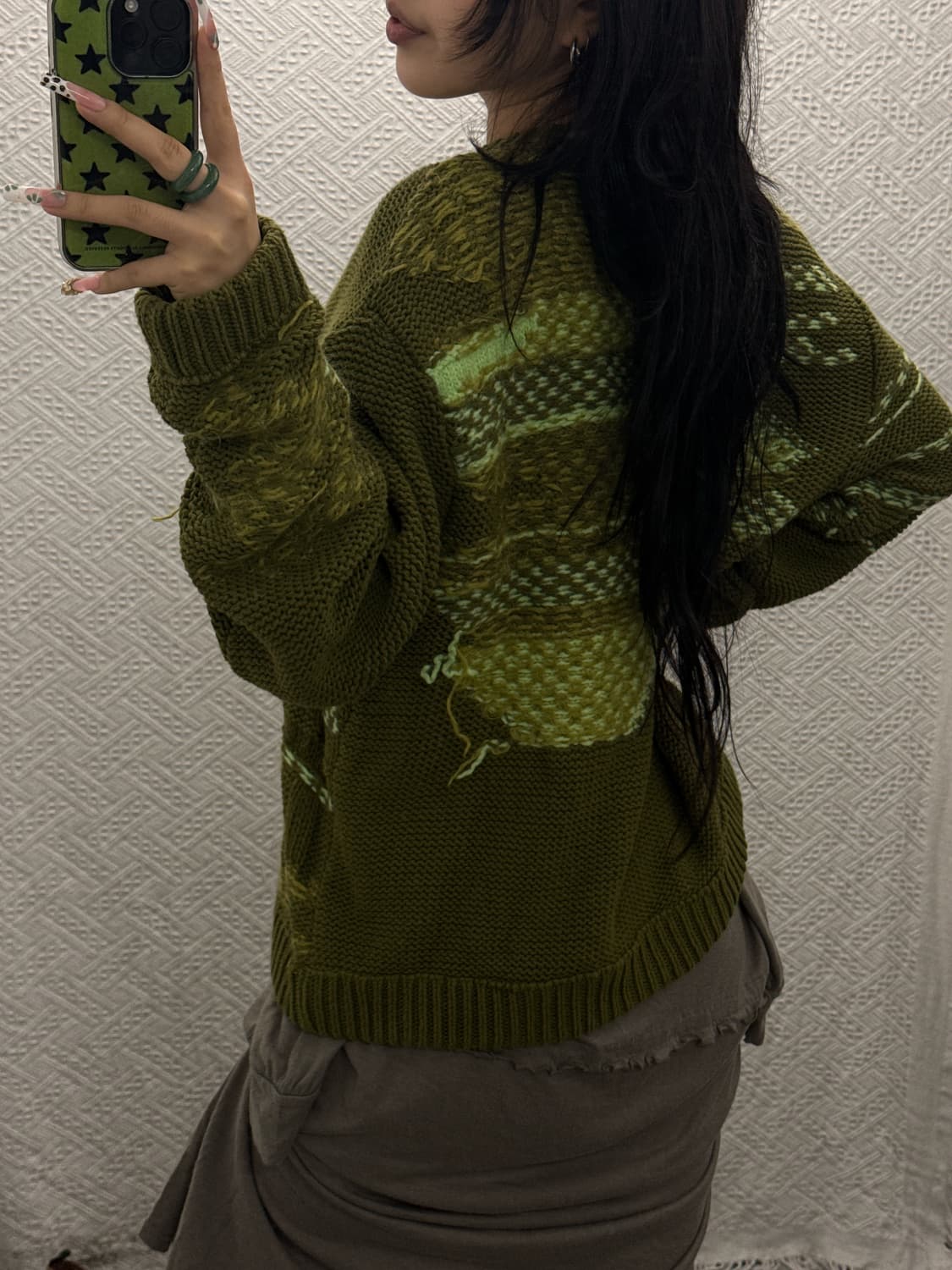 앤더슨벨 빈티지 아메카지 에스닉 히피 뜨개 니트 K0128 상품이미지2