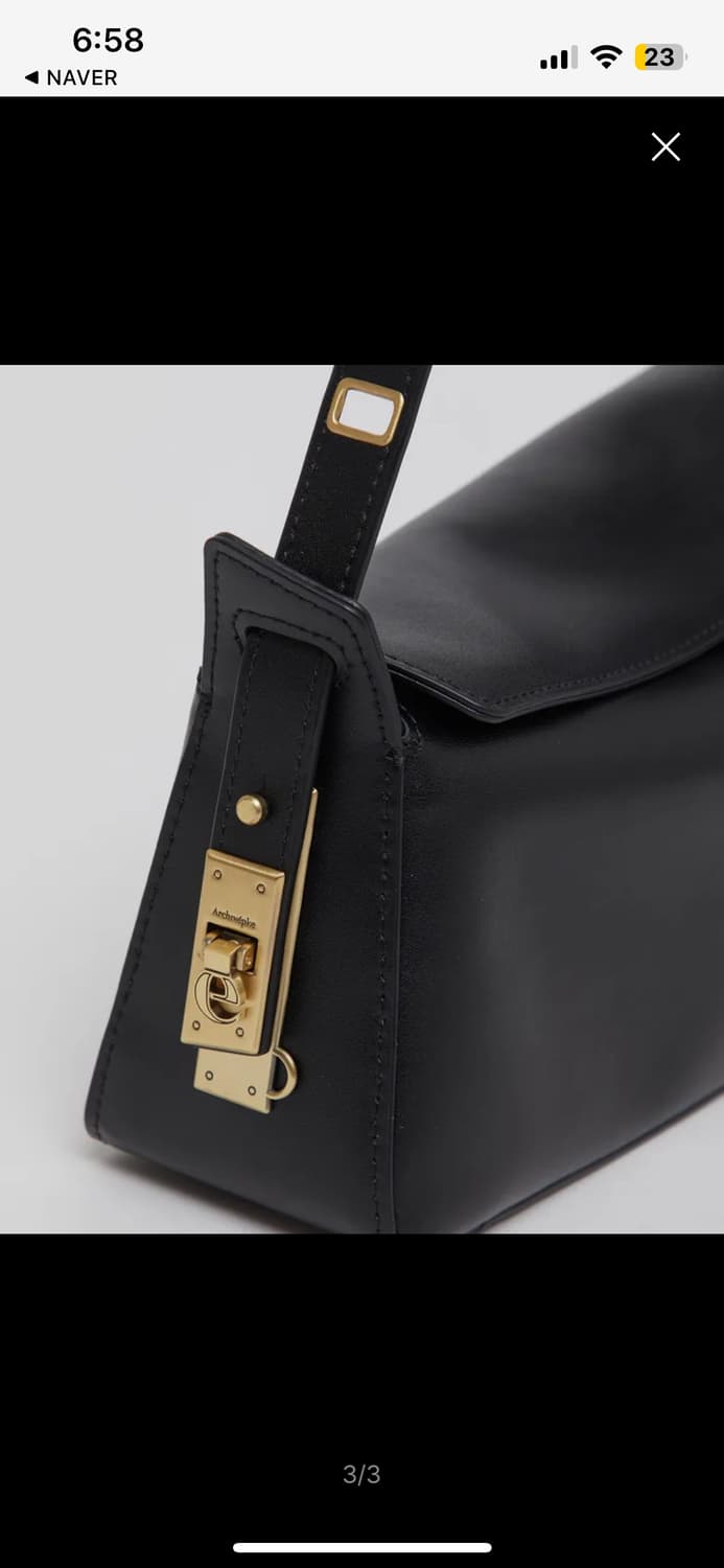 아카이브앱크 가방 Clip fold bag 블랙 상품이미지4