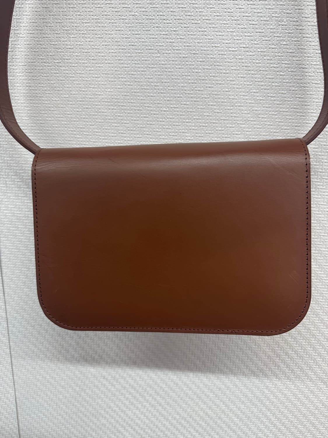 마리떼 프랑소와저버 브라운 레더 숄더백 상품이미지4