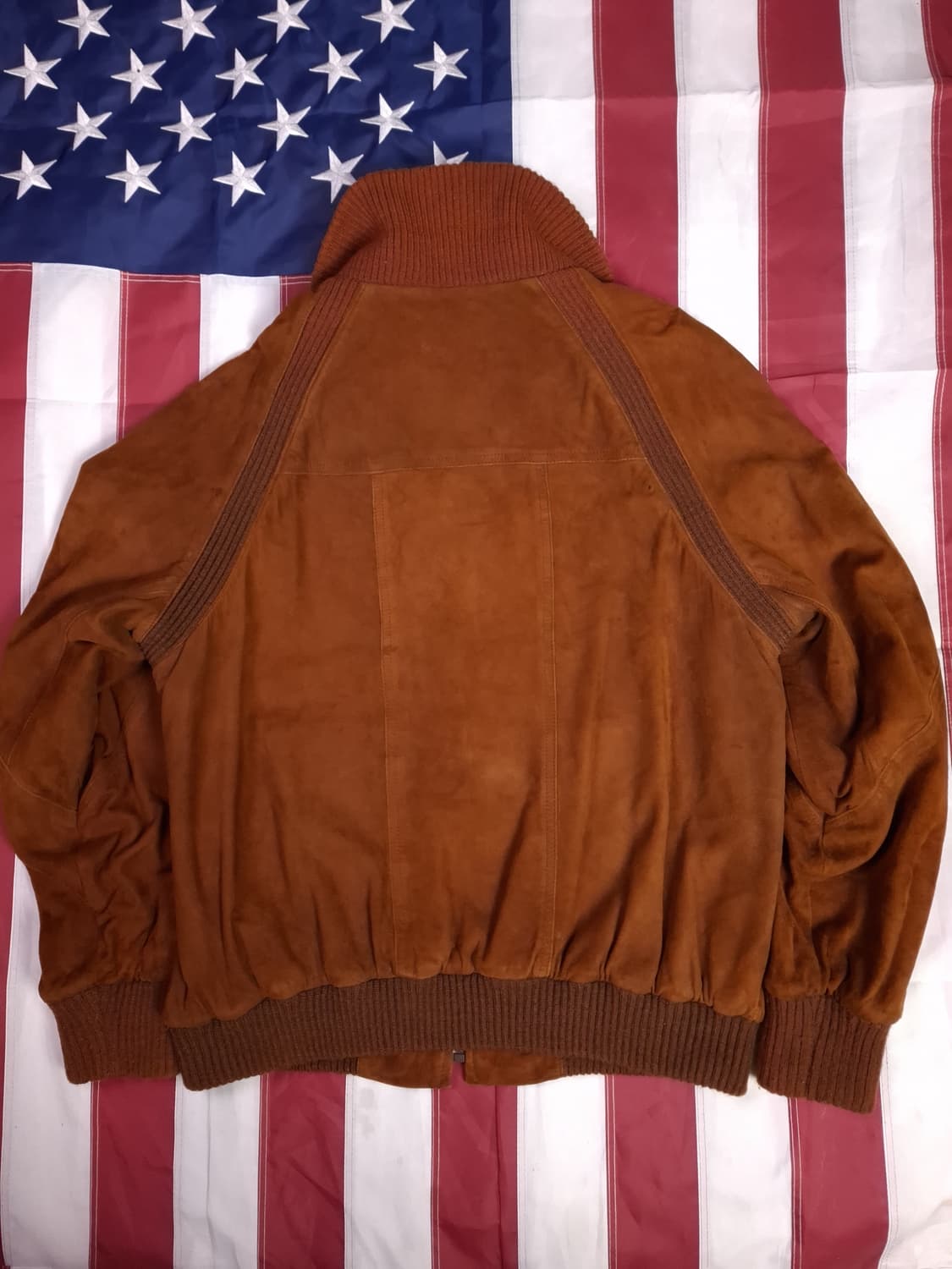 80's 미국제조 빈티지 리얼스웨이드 봄버자켓 상품이미지9