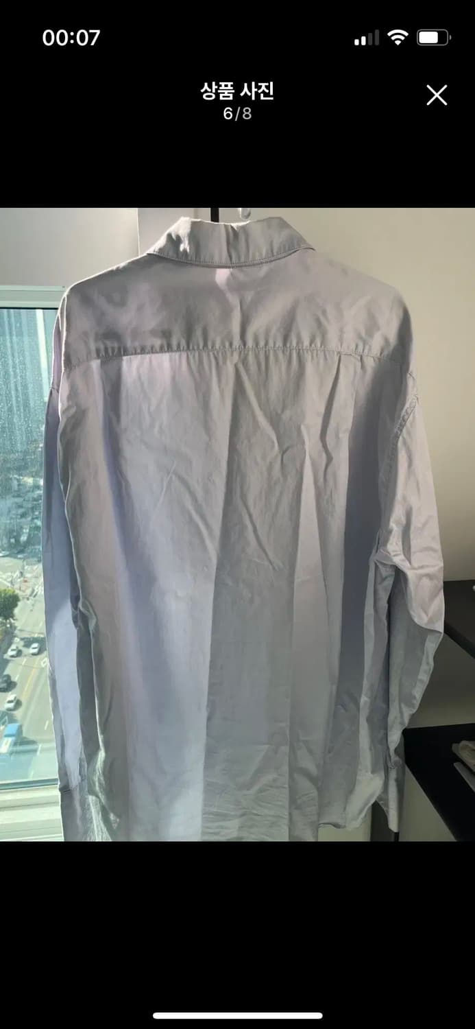 트리밍버드 셔츠 블루 상품이미지6