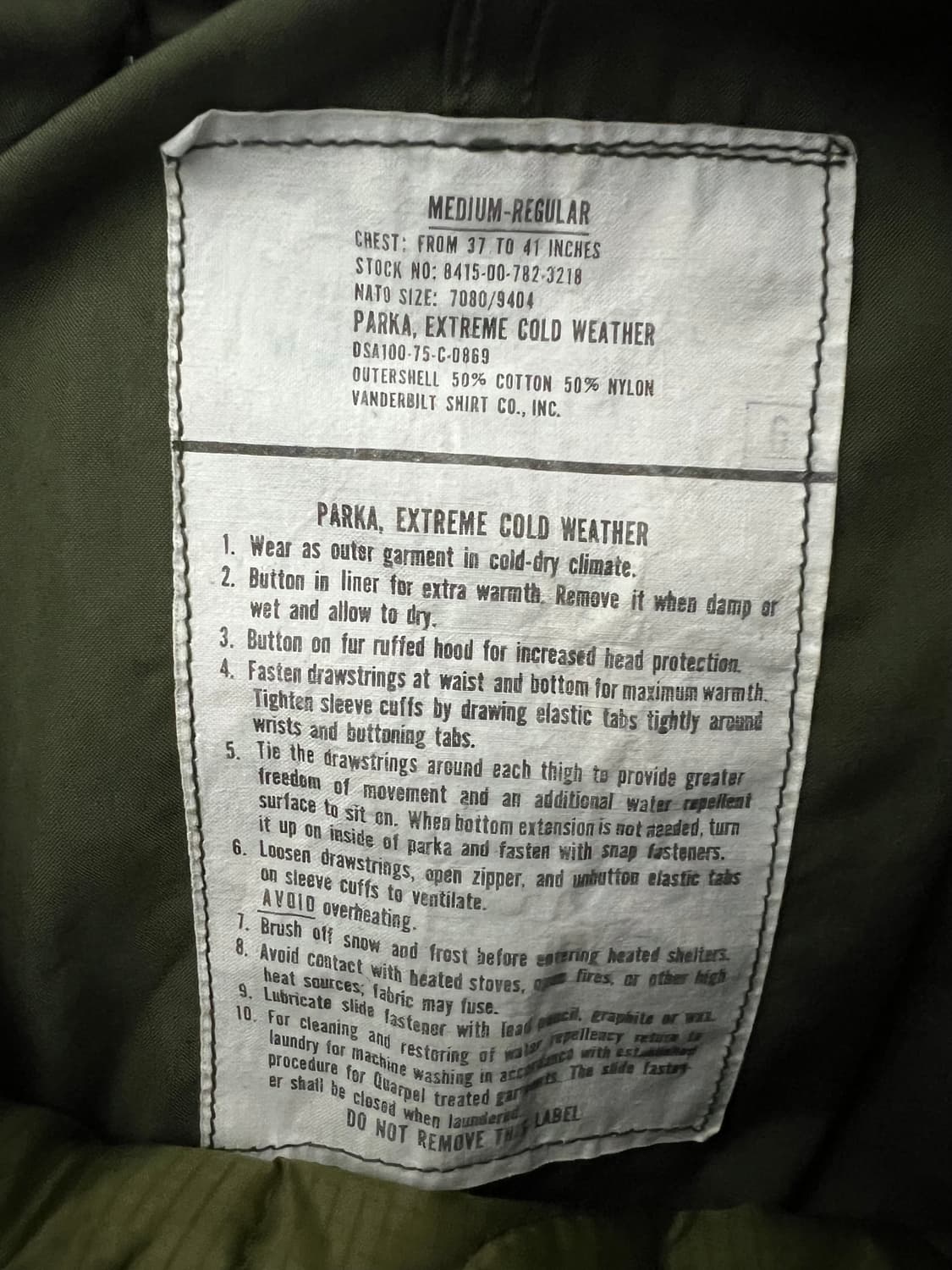 M65 피쉬테일 파카 M 상품이미지10