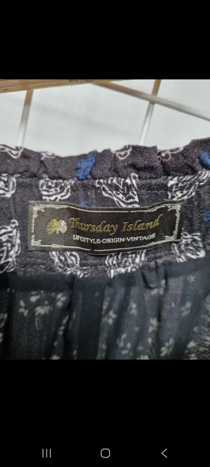 써스데이아일랜드 스커트 M 상품이미지6