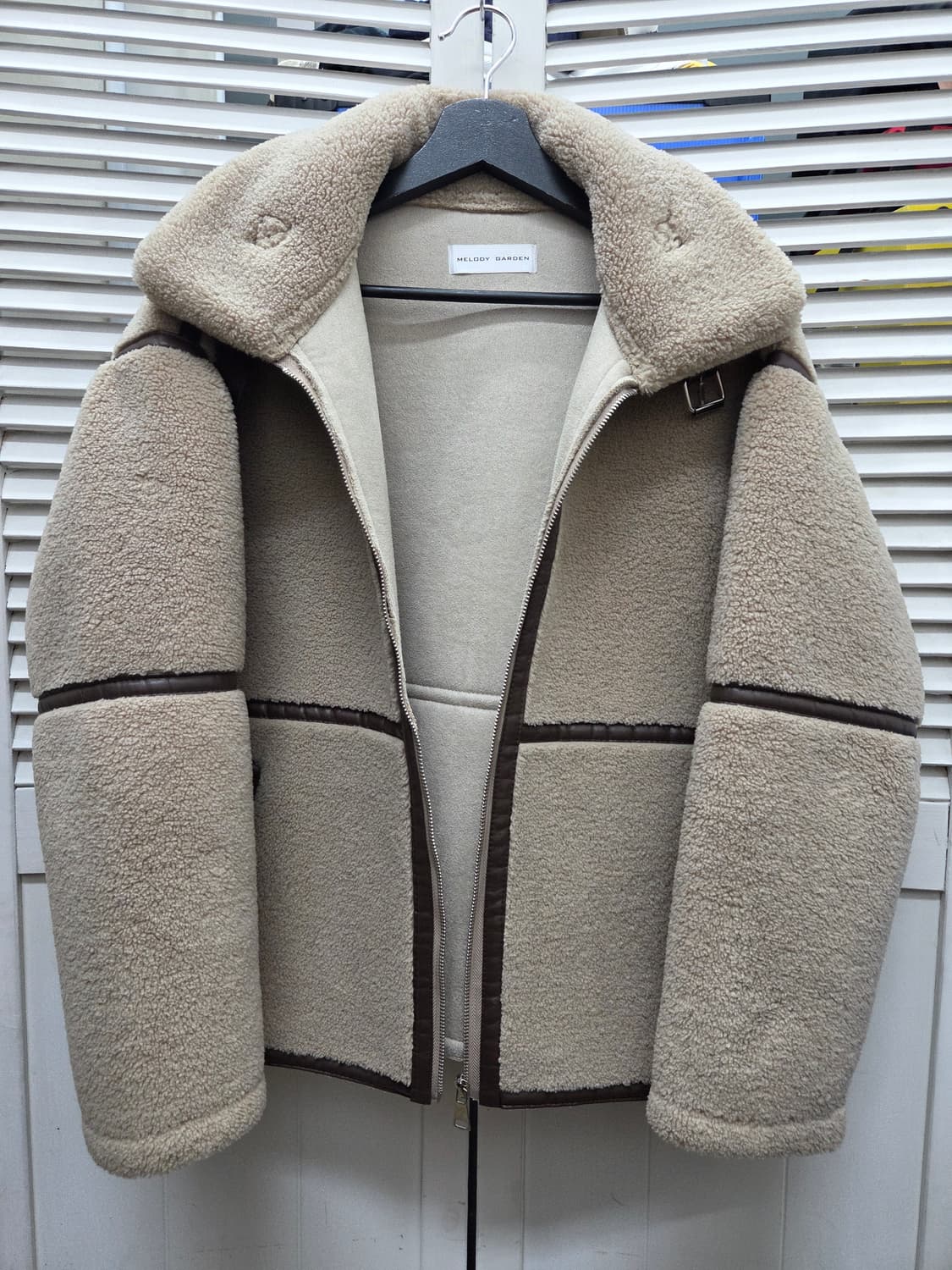 멜로디가든 시어링 무스탕 상품이미지2