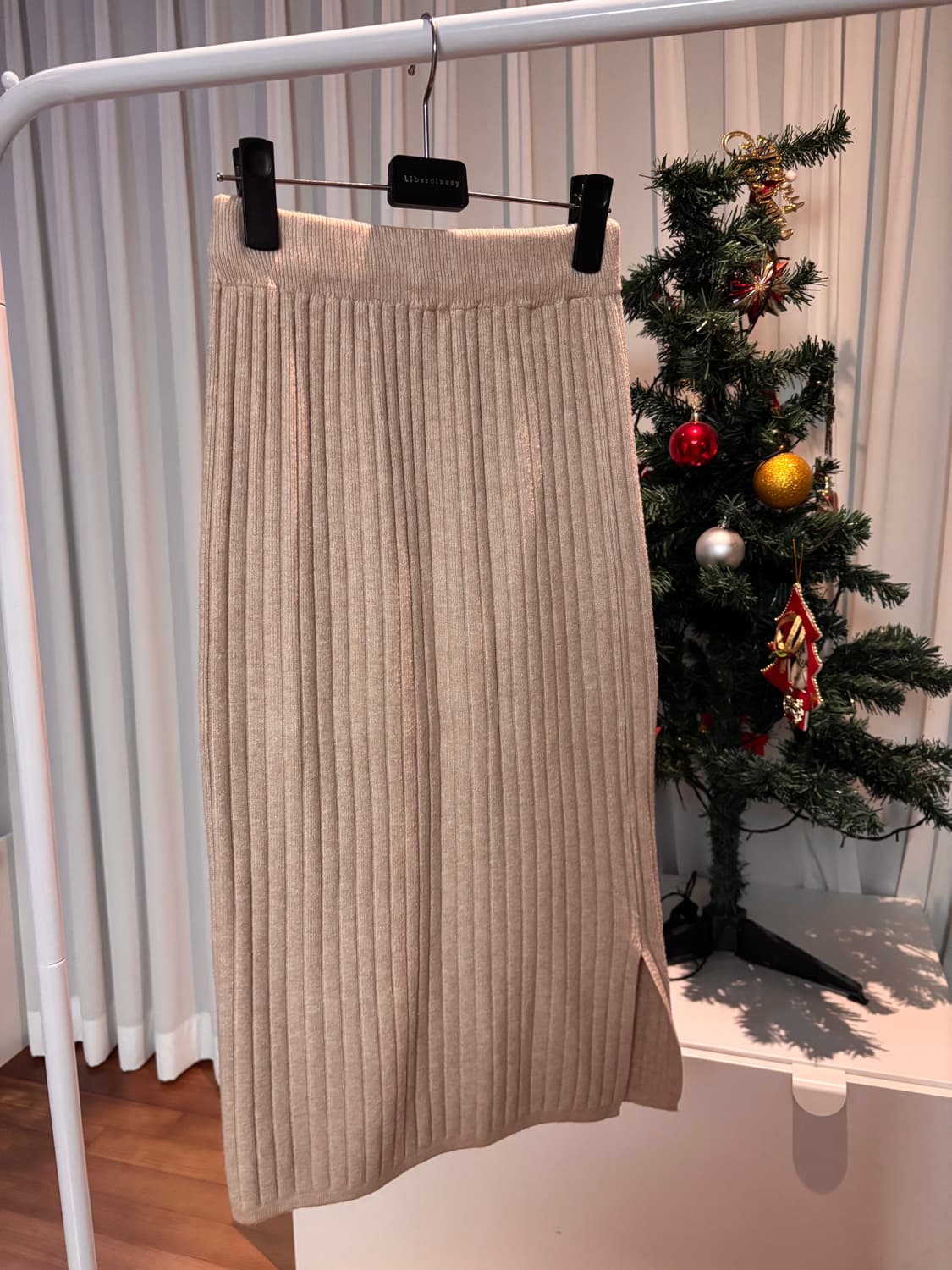 베이지 롱스커트 상품이미지2