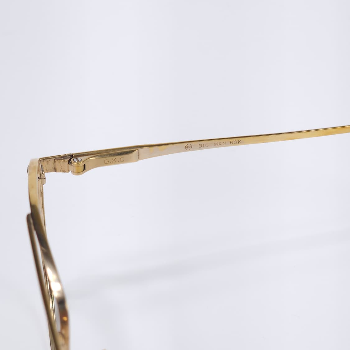 80년도 18K 도금 올드빈티지 투브릿지 안경 상품이미지5