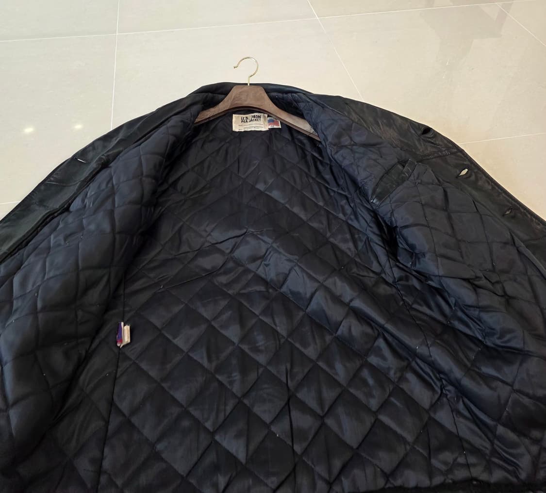 쇼트 레더 피코트 740N 상품이미지6