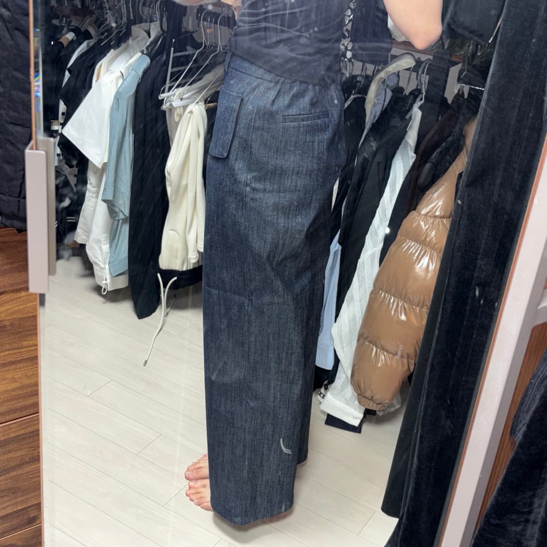 정장식 데님팬츠 상품이미지2