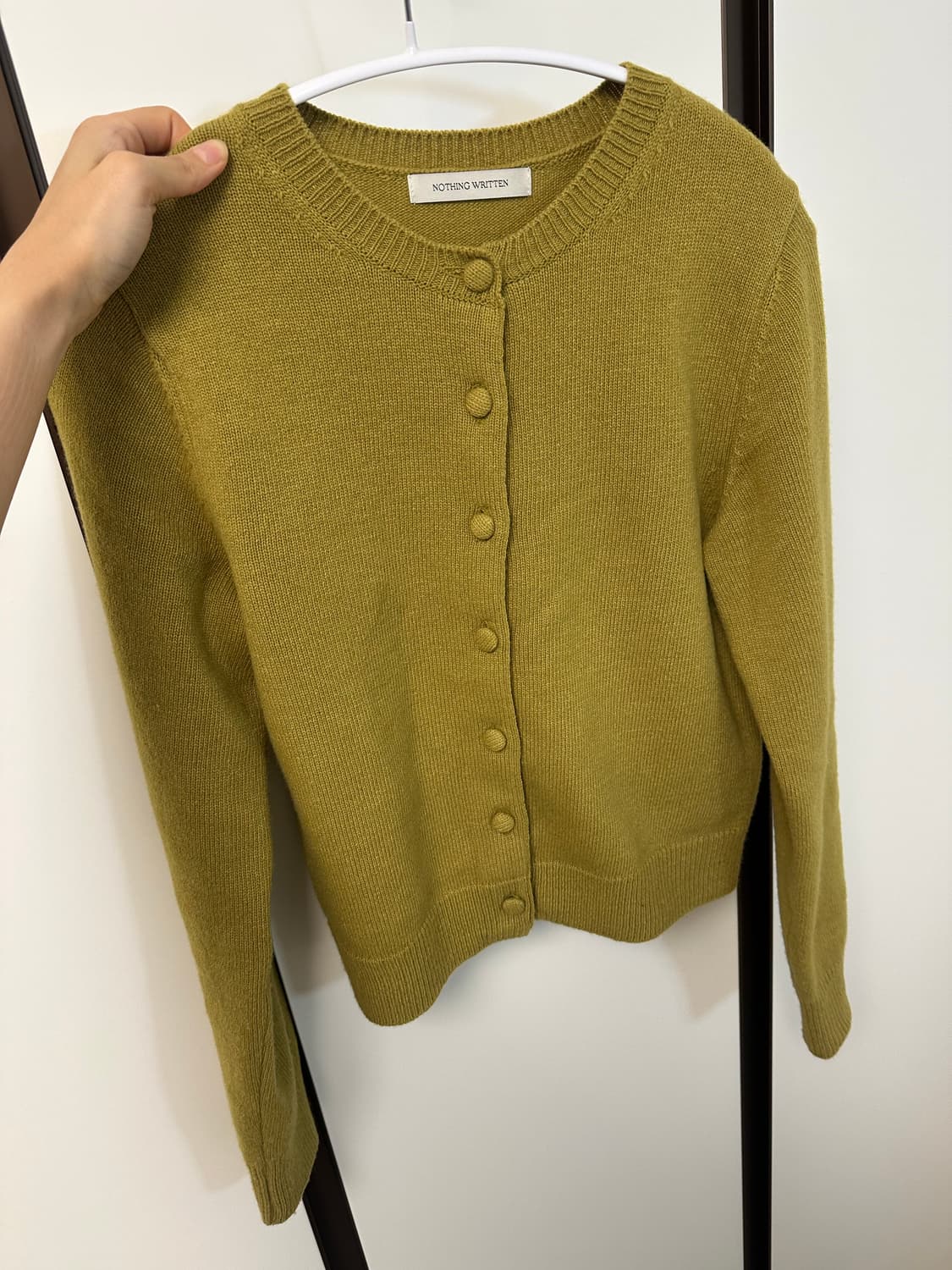 낫띵리튼 Diene round cardigan (Olive) 상품이미지5