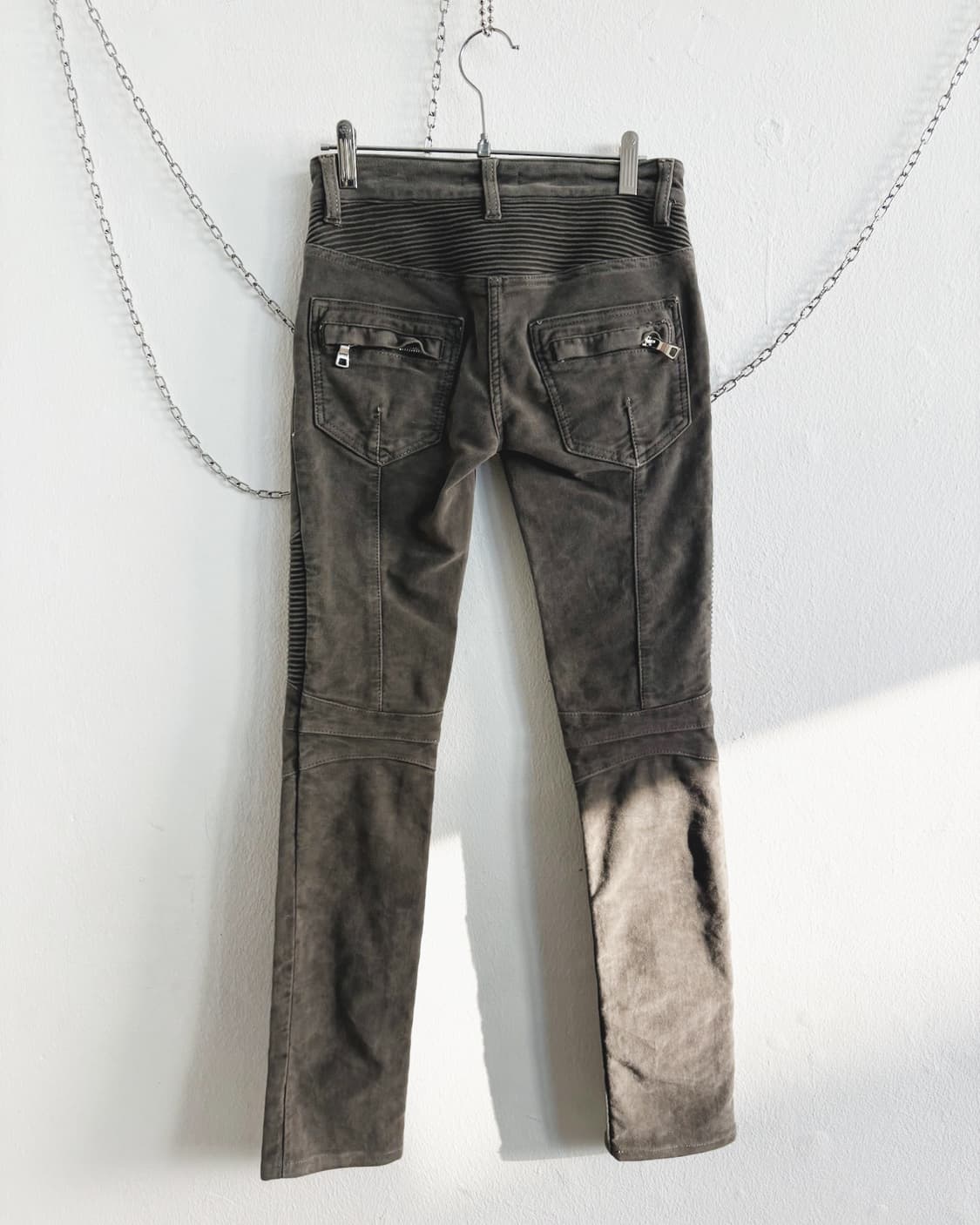 발망 소프트코튼 더스트카키 바이커진 상품이미지5