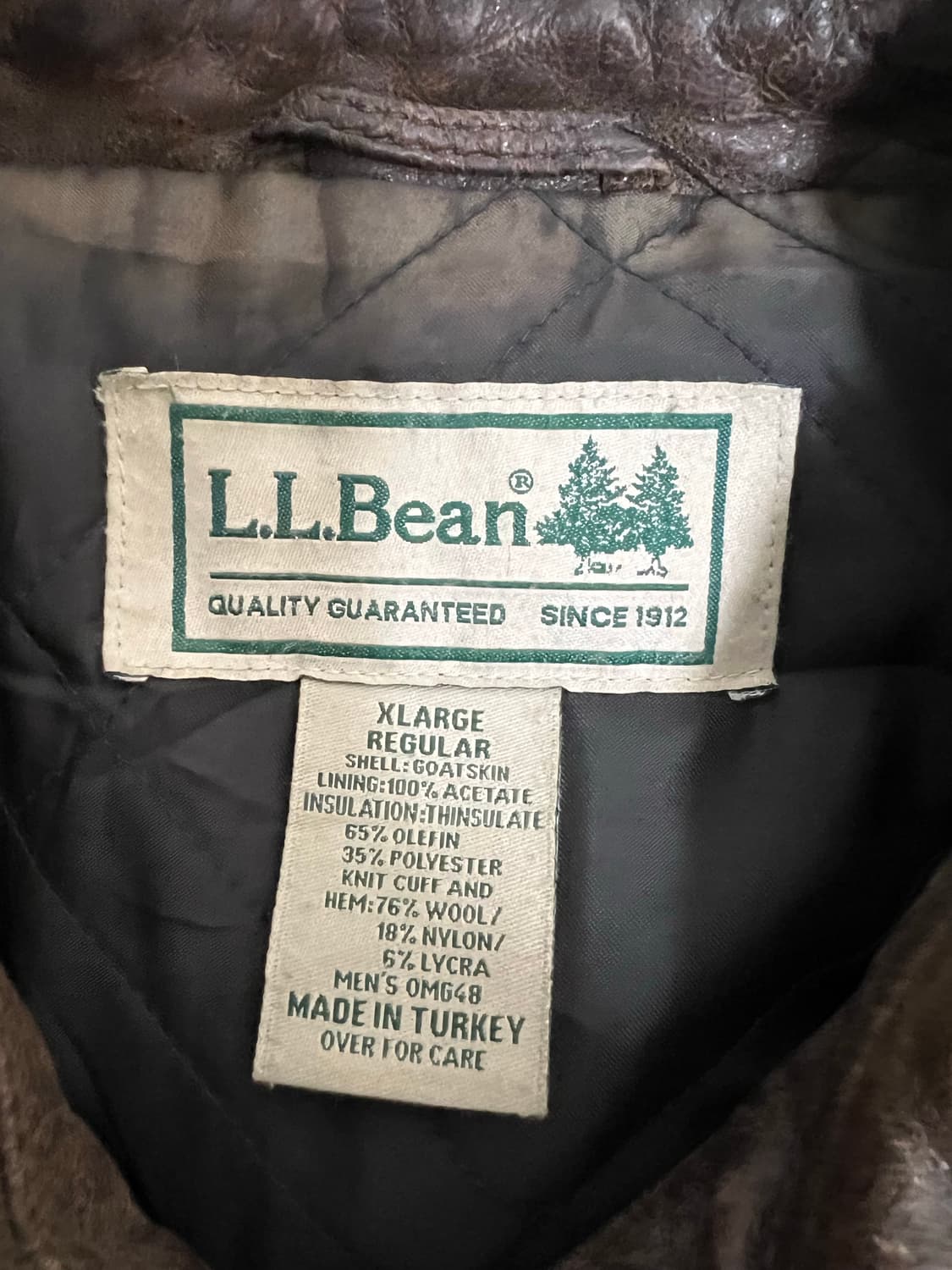 엘엘빈 a2 플라이트 레더자켓 상품이미지3