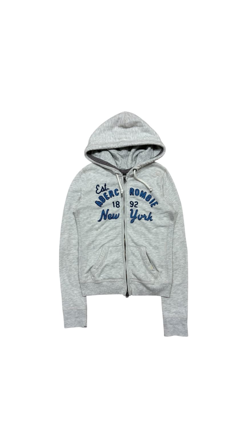 [대장급]아베크롬비 딱붙핏 후드집업 화이트 상품이미지1