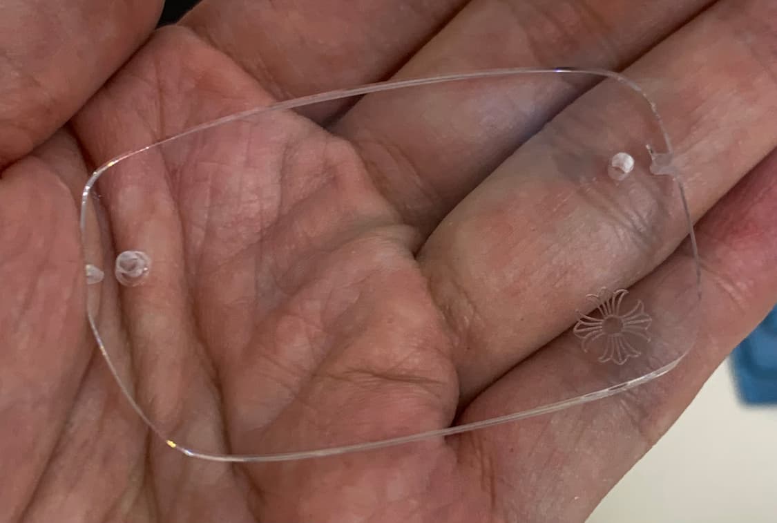 크롬하츠 소퍼스2 [SS/GP] 샤이니 실버&골드 플레이트 무테 안경 상품이미지3