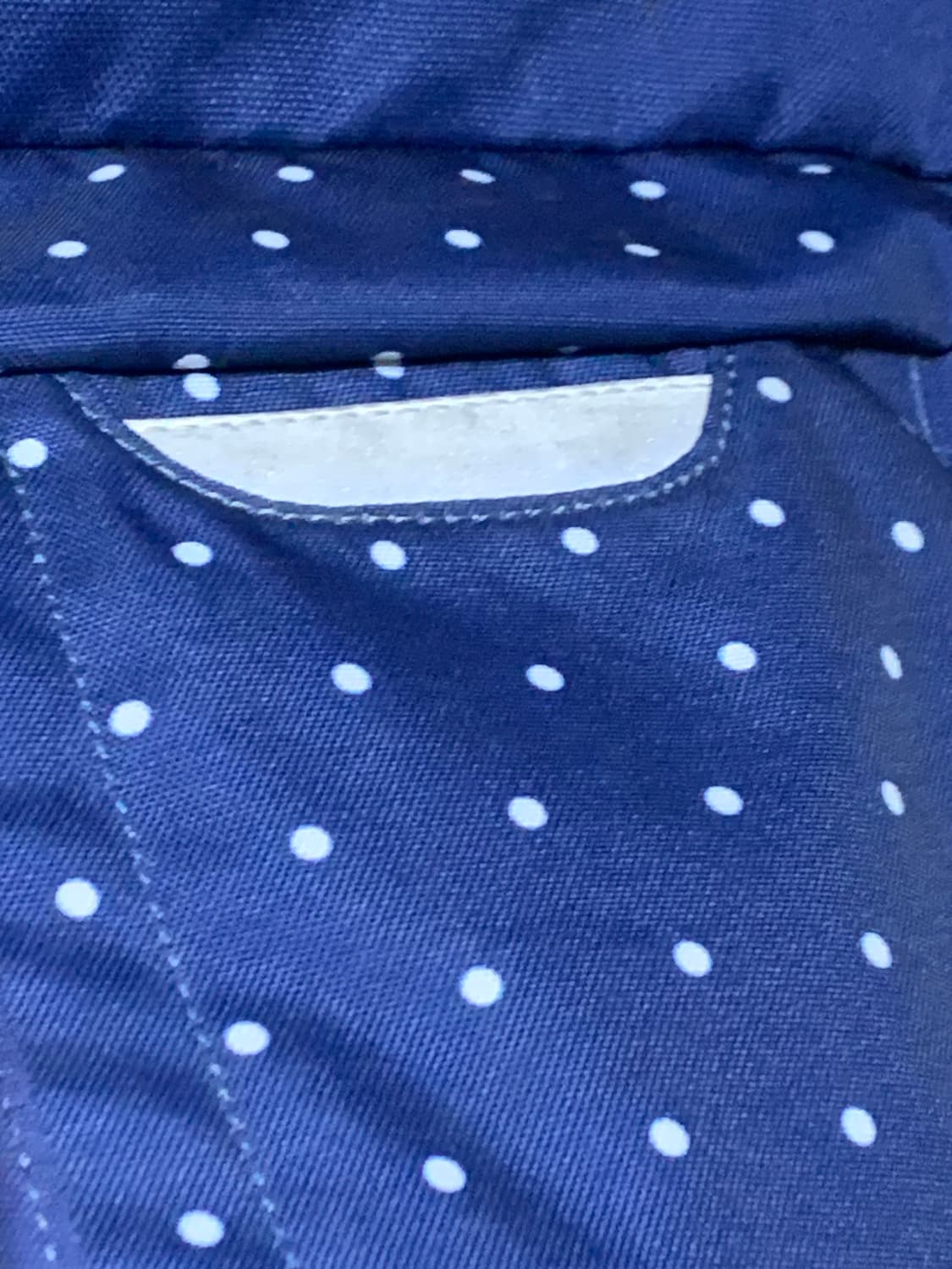 콜맨 네이비 도트 백팩 | 가방 일본 빈티지 하구미 모리걸 y 상품이미지5