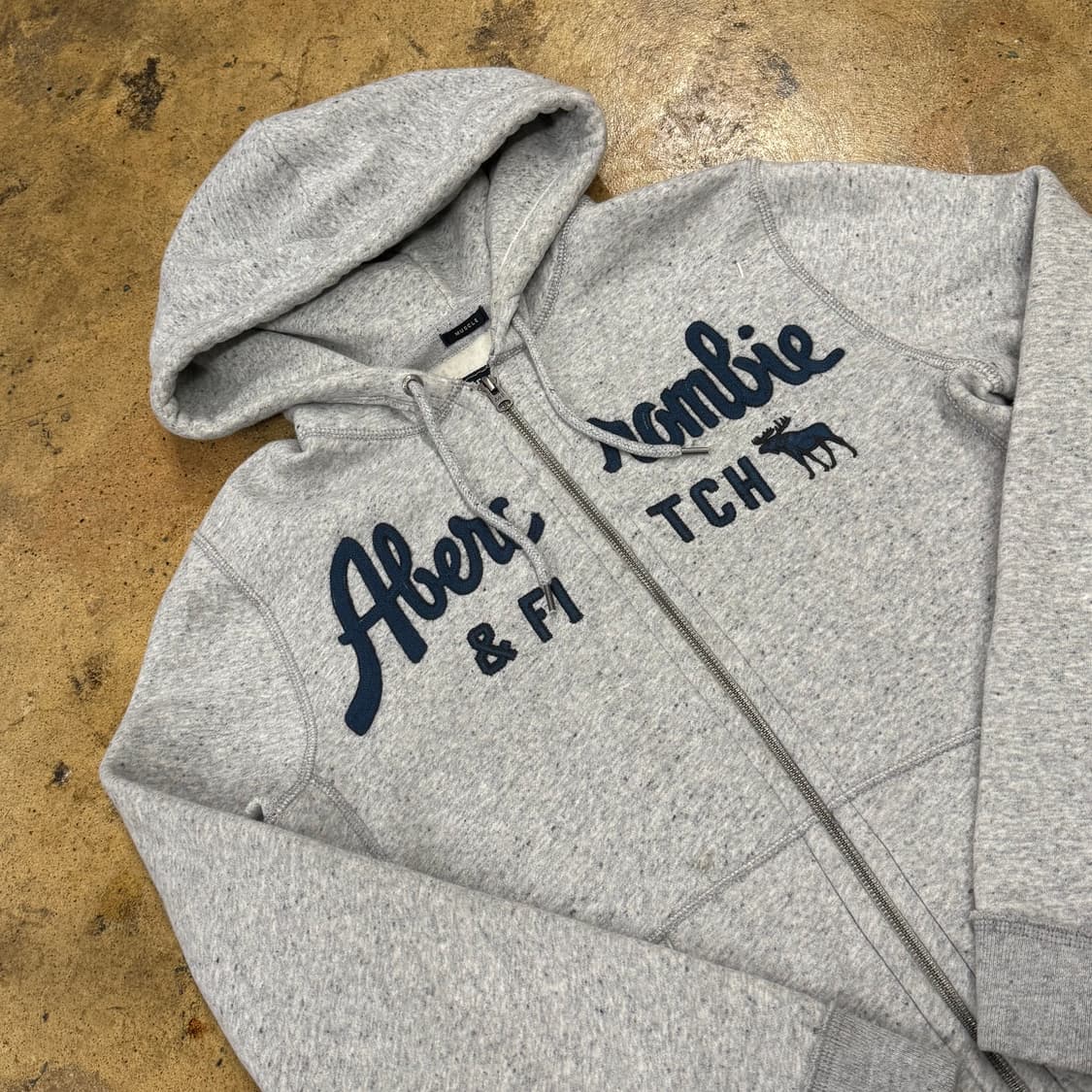 아베크롬비 그레이 후드집업 상품이미지1