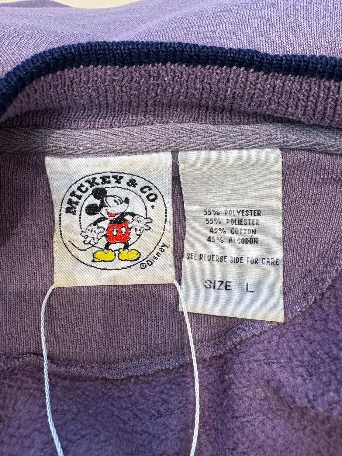 Mickey & Co 자수 그래픽 맨투맨 상품이미지10
