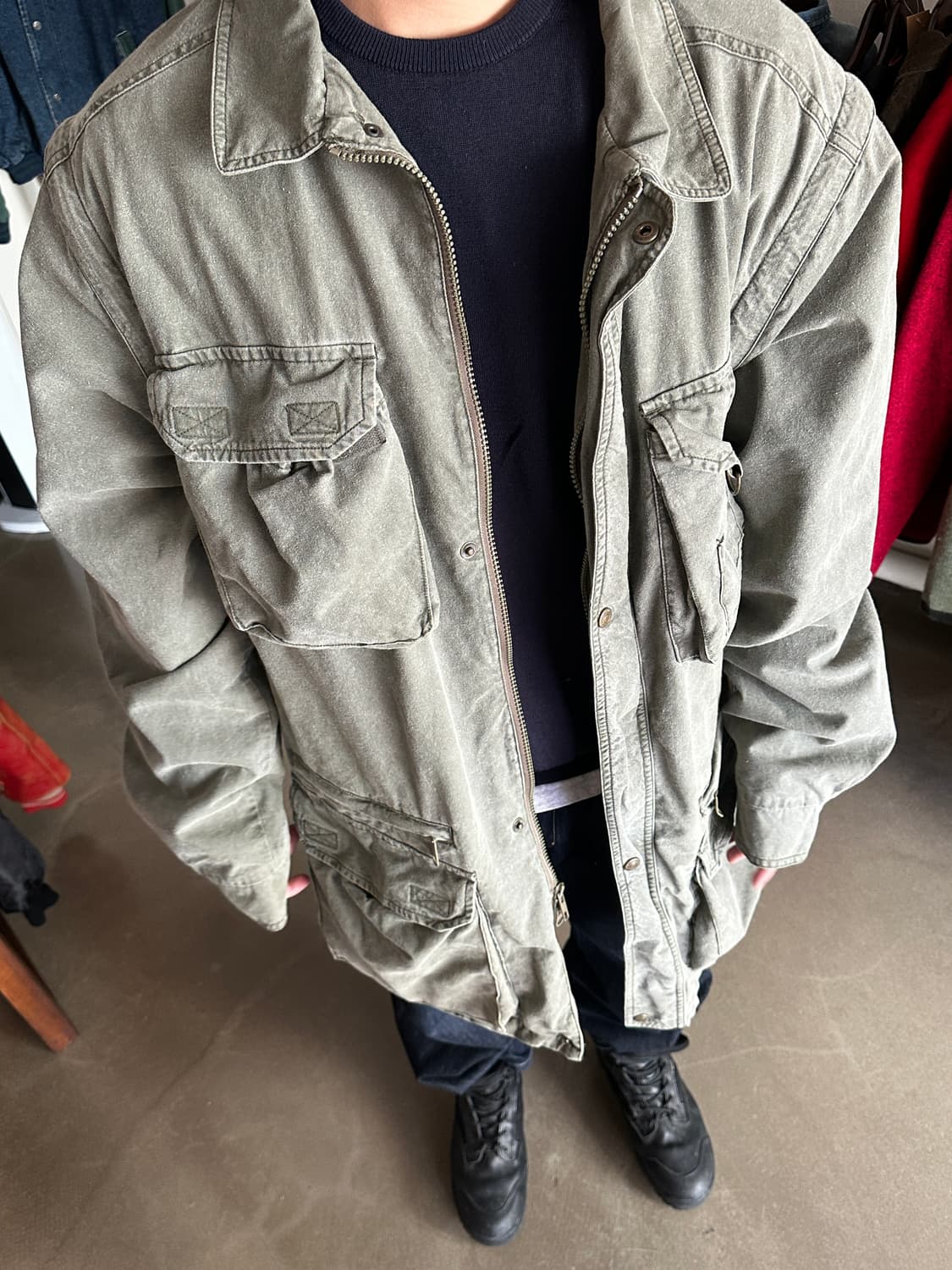 Eddie Bauer 에디바우어 코튼 사파리 필드 자켓 (XL) 상품이미지2